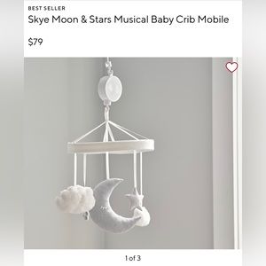 Pottery Barn Skye Moon Mobile & Armstand